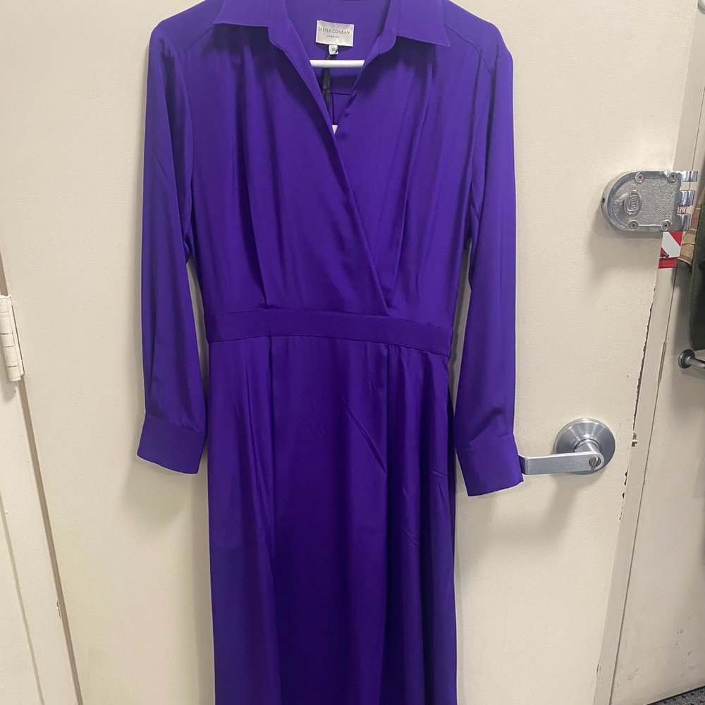 Jasper Conran Purple Long Sleeve Dress